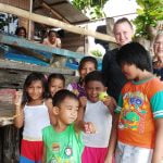 Charlotte_and_Anita_from_Denmark_with_New_Friends-Bunaken
