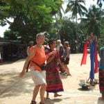 Jytte_from_Denmark_Dancing_with_Dayak_Banuak_Central_Borneo